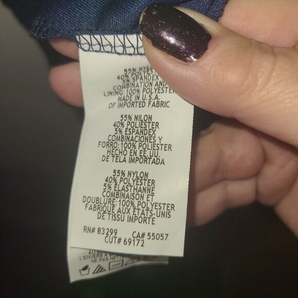 Jump Apparel Lined Sweetheart Neck Lace Wrap Cocktail Dress - Picture 6 of 8